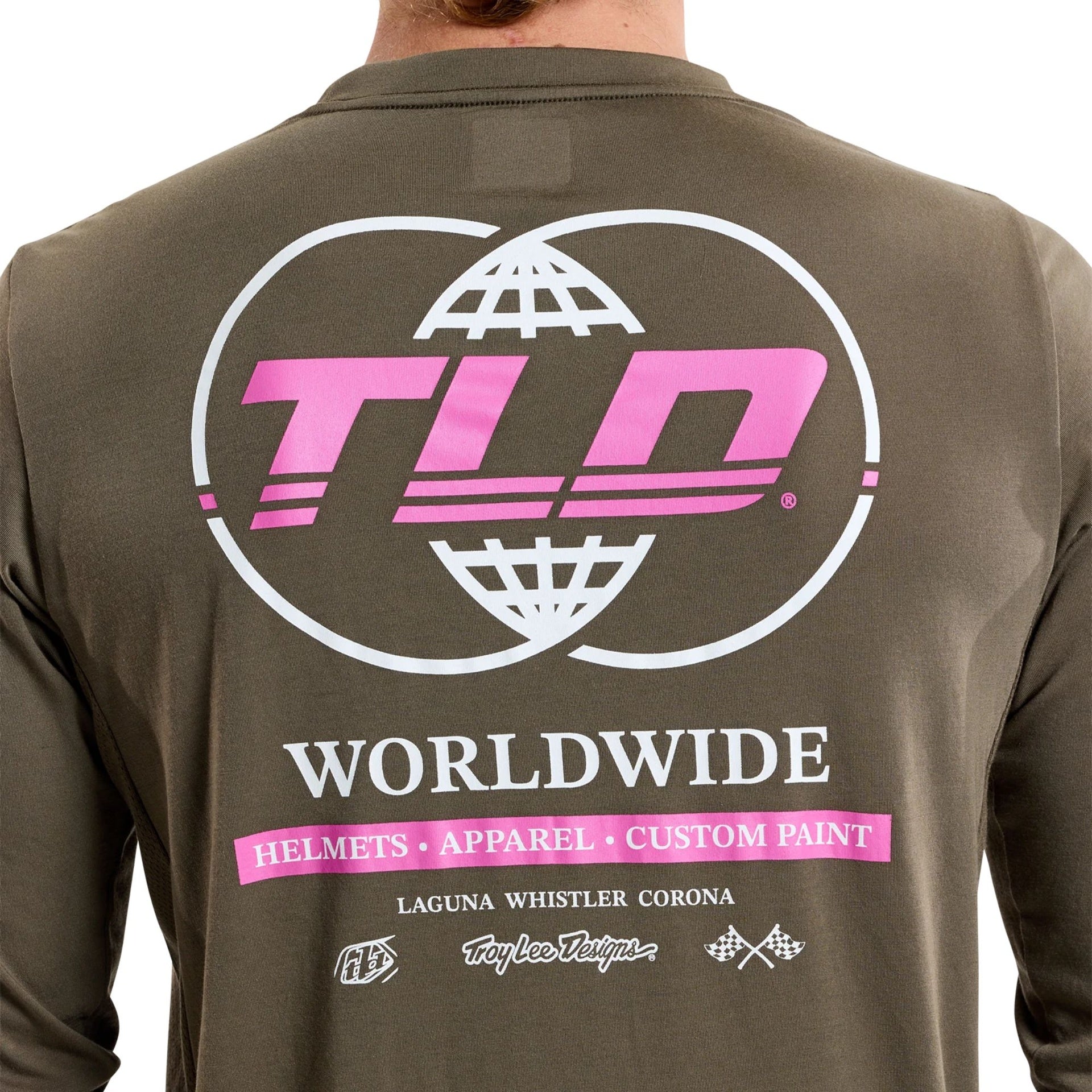 Camiseta Manga Larga Troy Lee Designs Skyline Worldwide Caper
